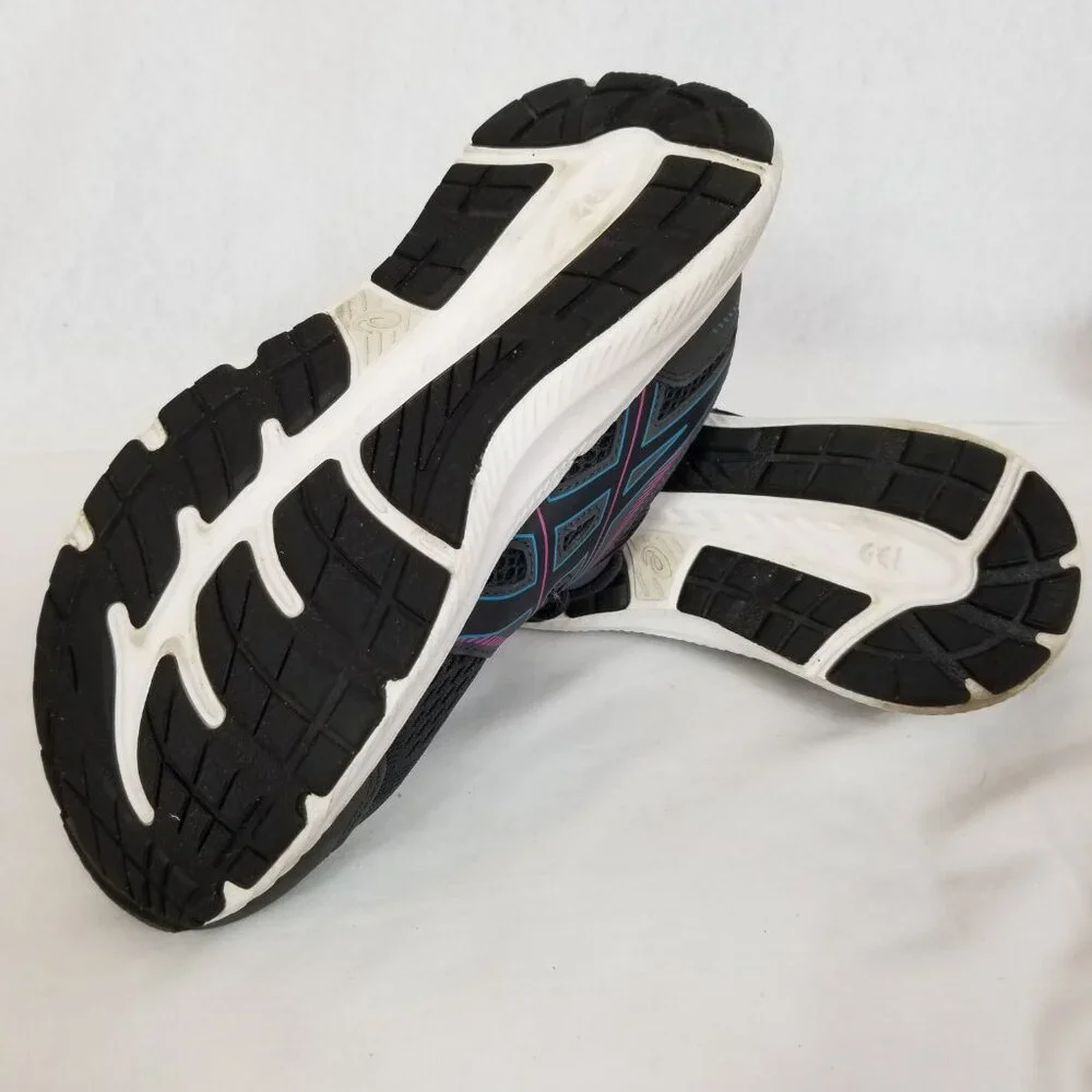 ASICS Gel Contend 7 AmpliFoam Lace Up Running Shoe Black Size 8 ~ 4399 - Picture 9 of 10